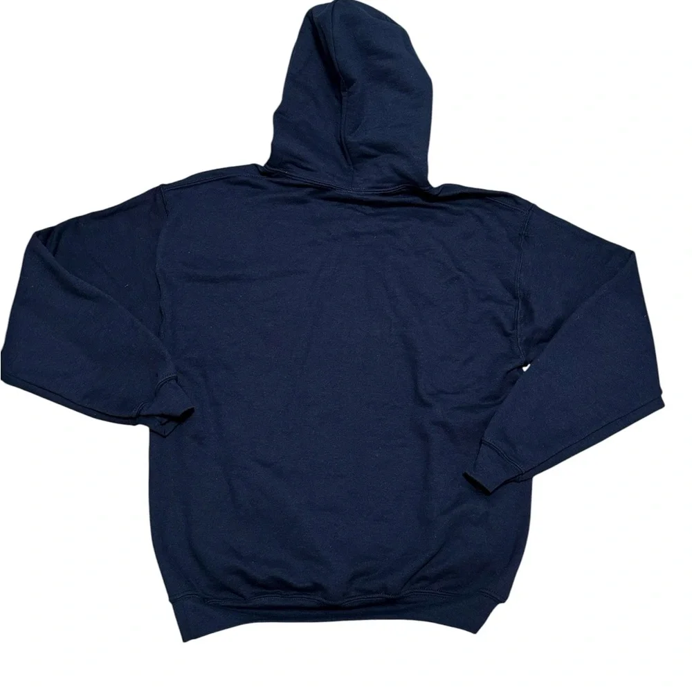 Men’s Michigan Wolverines NCAA Medium Hoodie Blue Long Sleeve Kangaroo Pockets